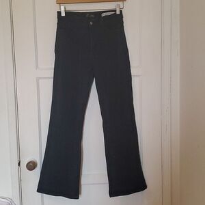 NYDJ High Rise Bootcut Black Jeans Women's Size 4P